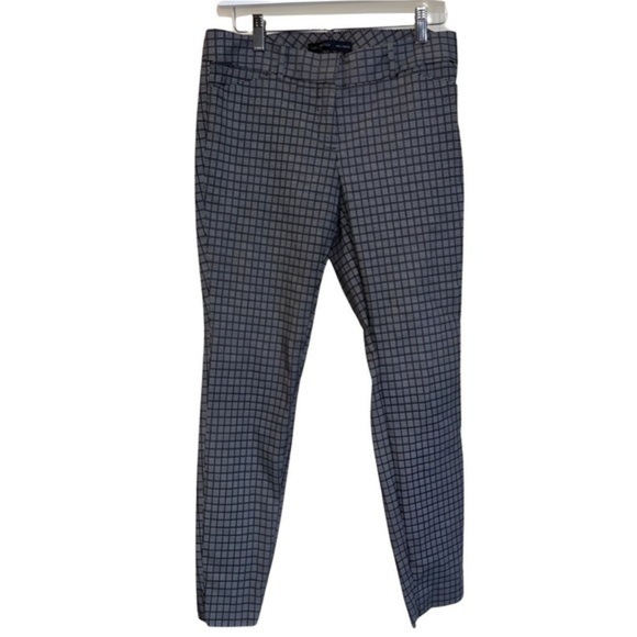 The Limited Ideal Stretch Plaid Ankle Pants:‎ Tapered Skinny Fit (Sz 6) - Picture 2 of 6